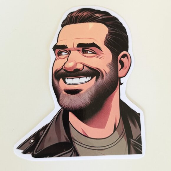 5 for 10$ - The Walking Dead Negan Sticker - Picture 1 of 1